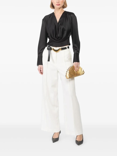 Blumarine draped blouse - Black - zdjęcie produktu nr 2
