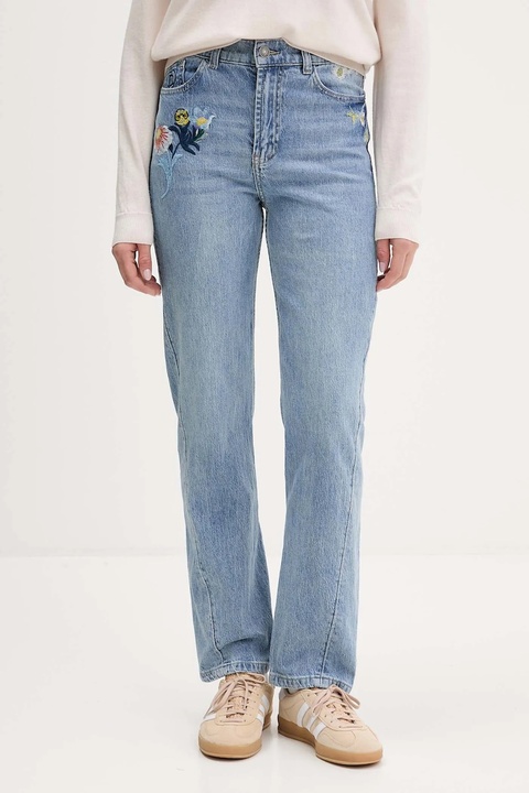 Desigual jeansy SUNFLO damskie high waist 25WWDD23 - zdjęcie produktu nr 1