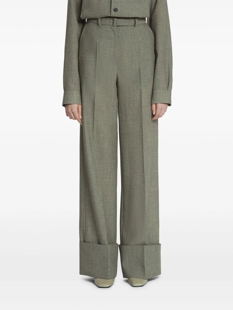 Lanvin wide-leg wool trousers - Grey - zdjęcie produktu nr 2