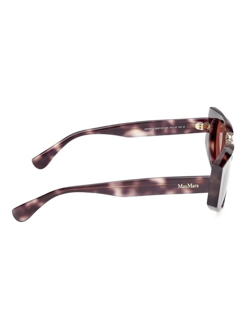Max Mara Eyewear geometric-frame sunglasses - Brown - zdjęcie produktu nr 2