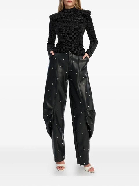 ROTATE BIRGER CHRISTENSEN studded cargo trousers - Black - zdjęcie produktu nr 1