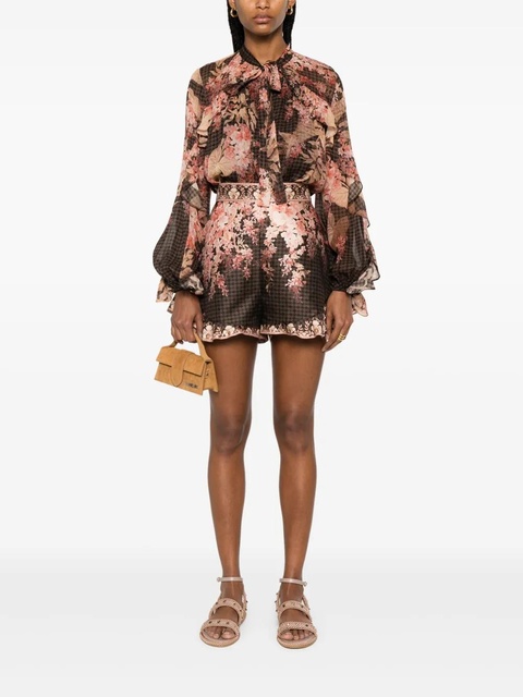 ZIMMERMANN Illuminate Flutter shorts - Black - zdjęcie produktu nr 2