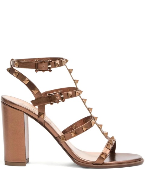 Valentino Garavani 90mm Rockstud sandals - Brown - zdjęcie produktu nr 1
