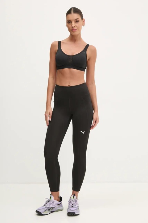 Puma legginsy treningowe Essentials kolor czarny gładkie 525899 - zdjęcie produktu nr 2