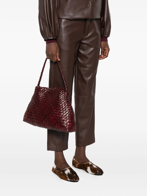 DRAGON DIFFUSION woven-leather tote bag - Red - zdjęcie produktu nr 2