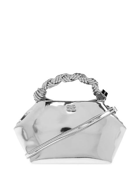 GANNI twisted-handle tote bag - Grey - zdjęcie produktu nr 1