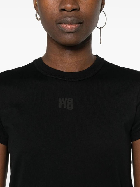 Alexander Wang logo-print cotton T-shirt - Black - zdjęcie produktu nr 2