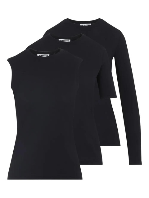 Jil Sander cotton T-shirts (set of three) - Black - zdjęcie produktu nr 1