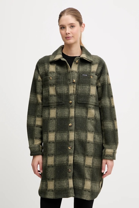 Columbia kurtka koszulowa Wildest Venture kolor zielony przejściowa 2136171 - zdjęcie produktu nr 1