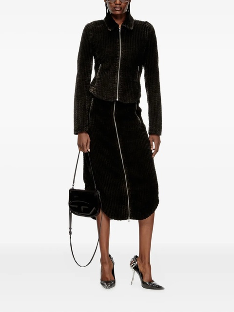 Diesel O-Llipop corduroy skirt - Black - zdjęcie produktu nr 1