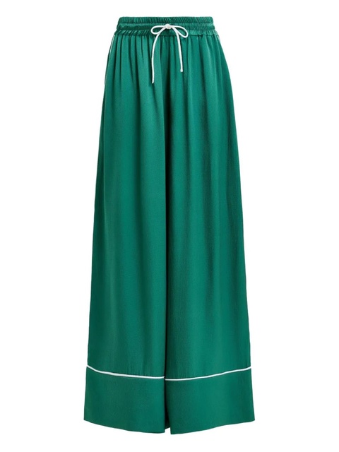 Essentiel Antwerp Hontgomery wide-leg pants - Green - zdjęcie produktu nr 1