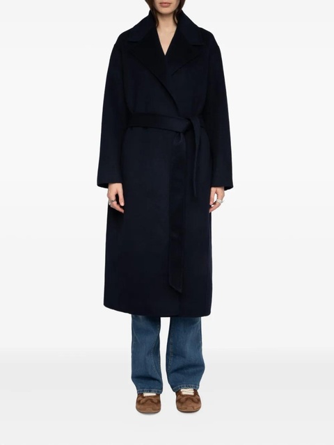 Zadig&Voltaire Meli belted coat - Blue - zdjęcie produktu nr 2