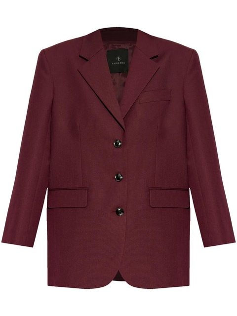 ANINE BING shoulder pad blazer - Red - zdjęcie produktu nr 1