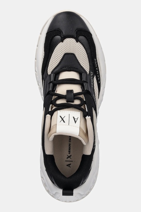 Armani Exchange sneakersy damskie kolor beżowy XDX120 XV708 MZ290 - zdjęcie produktu nr 2