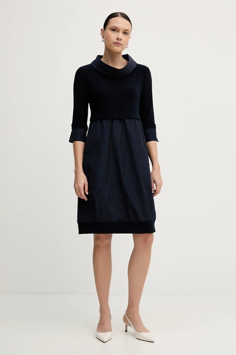 Joseph Ribkoff sukienka kolor granatowy mini rozkloszowana 173444 - zdjęcie produktu nr 1