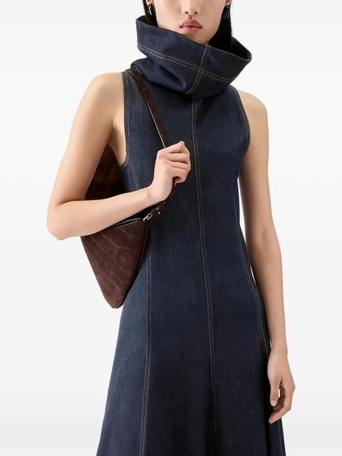 Jacquemus The Triangle de-Nîmes denim dress - Blue - zdjęcie produktu nr 2