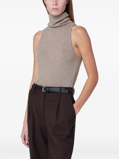 Almada Label roll-neck sleeveless top - Neutrals - zdjęcie produktu nr 1