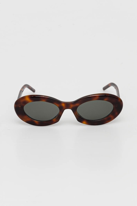 Saint Laurent okulary przeciwsłoneczne damskie kolor brązowy SL 594 - zdjęcie produktu nr 2