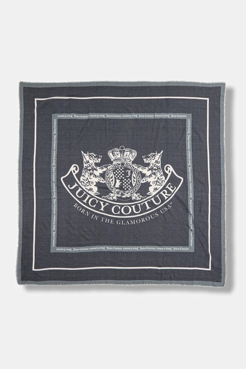 Juicy Couture chusta Pashmina damska kolor czarny wzorzysta AIJFO8612WPO - zdjęcie produktu nr 1