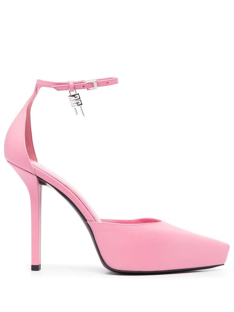 Givenchy G-Lock leather platform pumps - Pink - zdjęcie produktu nr 1