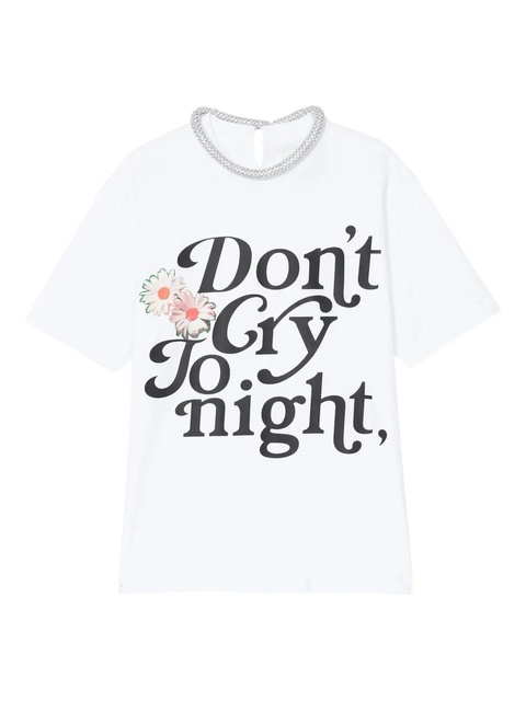 3.1 Phillip Lim Don't Cry Tonight T-shirt - White - zdjęcie produktu nr 1