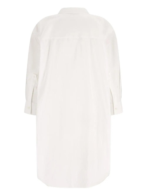 LOEWE pleated three-quarter sleeve mini dress - White - zdjęcie produktu nr 2
