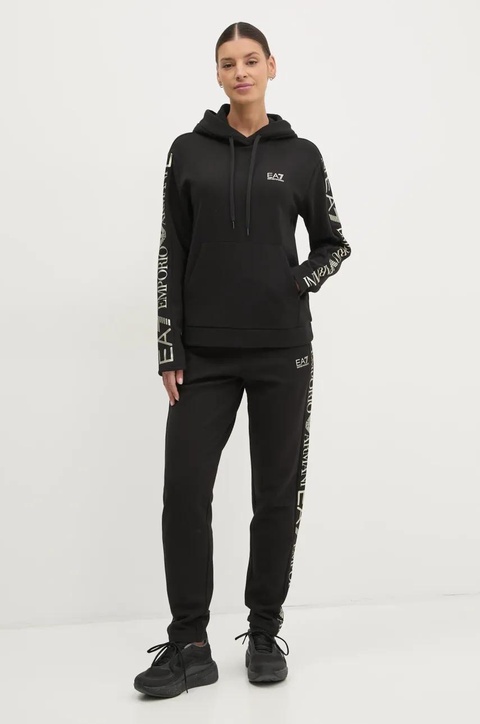 EA7 Emporio Armani dres damski kolor czarny AF10443.7W000116 - zdjęcie produktu nr 1