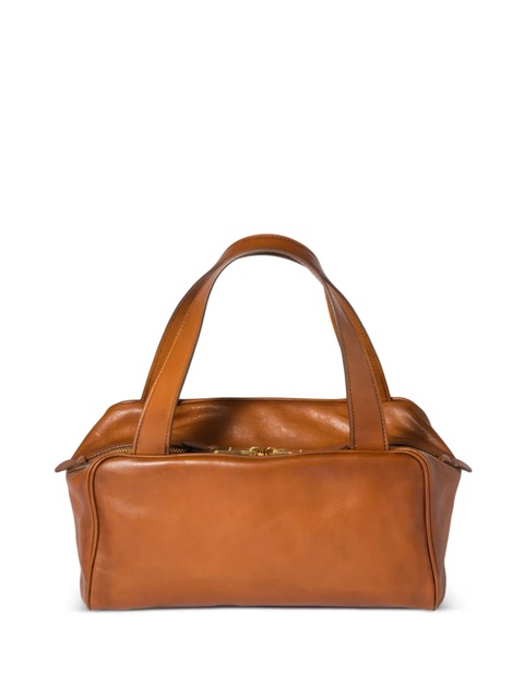 Miu Miu leather zipped shoulder bag - Brown - zdjęcie produktu nr 2