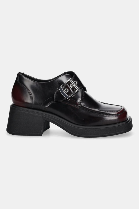 Vagabond Shoemakers czółenka skórzane DORAH kolor bordowy na słupku 6042-004-54 - zdjęcie produktu nr 2