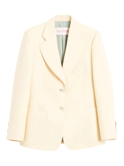 Valentino Garavani Crepe Couture blazer - Neutrals - zdjęcie produktu nr 1