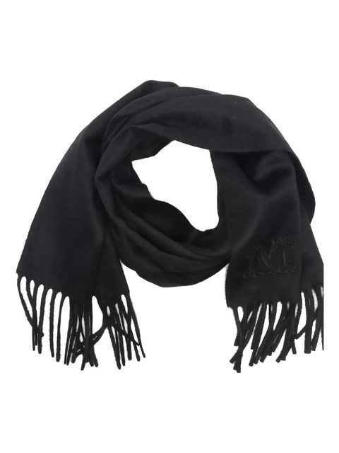 Max Mara WSDALIA logo-detail scarf - Black - zdjęcie produktu nr 1
