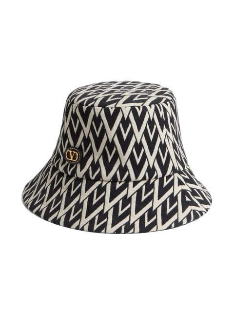 Valentino Garavani Toute La V wool bucket hat - Black - zdjęcie produktu nr 2