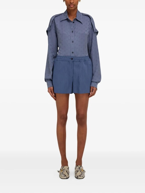 Ferragamo faille shorts - Grey - zdjęcie produktu nr 2