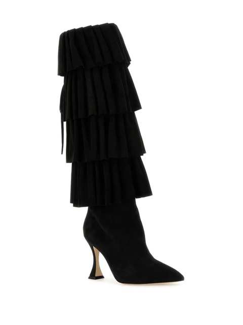 Manolo Blahnik 90mm Miralone boots - Black - zdjęcie produktu nr 1