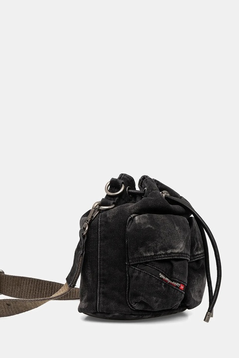 Diesel torebka MULTI-PKTS MULTI-PKTS BUCKET kolor czarny X10375.P4485 - zdjęcie produktu nr 2