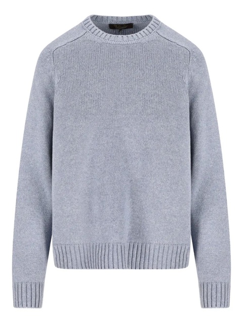 Loro Piana crew-neck cashmere sweater - Blue - zdjęcie produktu nr 1