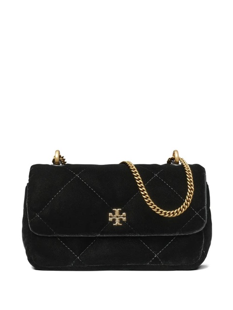 Tory Burch mini Kira velvet cross body bag - Black - zdjęcie produktu nr 1
