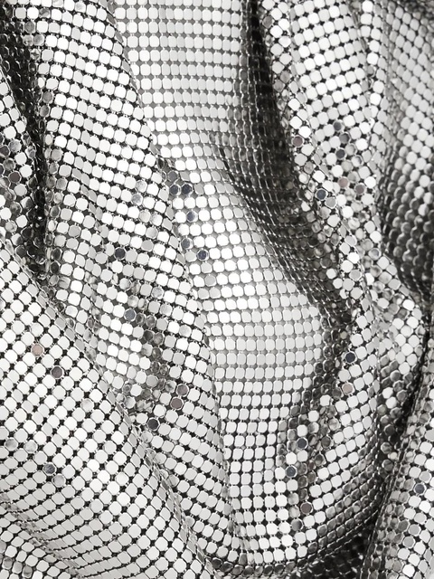 Rabanne mesh clutch bag - Silver - zdjęcie produktu nr 2