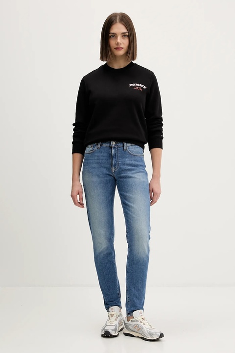 Tommy Jeans jeansy damskie kolor niebieski DW0DW22434 - zdjęcie produktu nr 2