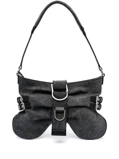 Blumarine small Butterfly leather shoulder bag - Grey - zdjęcie produktu nr 1