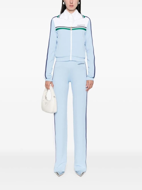 Casablanca piqué track jacket - Blue - zdjęcie produktu nr 2
