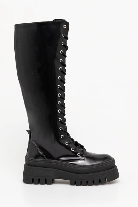 Steve Madden kozaki Carina damskie kolor czarny na platformie 11002682 - zdjęcie produktu nr 2