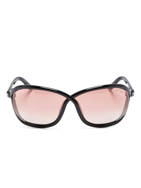 TOM FORD Eyewear Fernanda butterfly-frame sunglasses - Black - zdjęcie produktu nr 1
