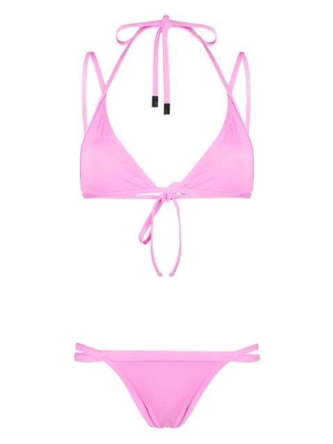 The Attico strap-detailed bikini set - Pink - zdjęcie produktu nr 2
