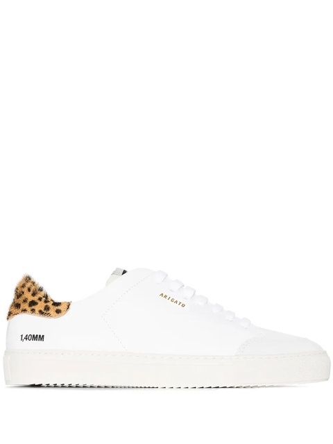 Axel Arigato Clean 90mm animal-print sneakers - White - zdjęcie produktu nr 1