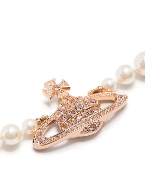 Vivienne Westwood orb charm necklace - White - zdjęcie produktu nr 2