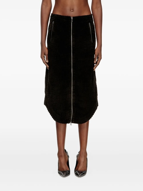 Diesel O-Llipop corduroy skirt - Black - zdjęcie produktu nr 2