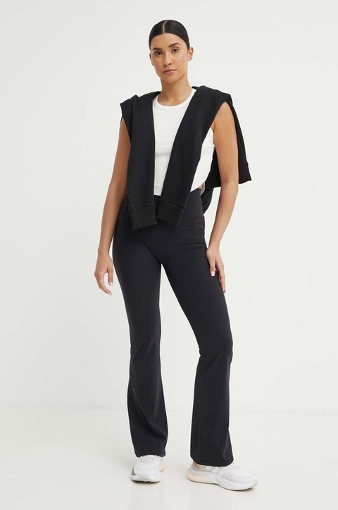 JOYINME spodnie Flare damskie kolor czarny gładkie Flare - zdjęcie produktu nr 2