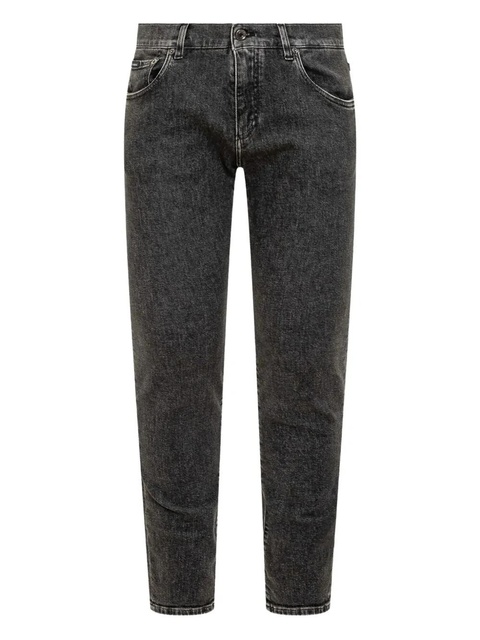 Dolce & Gabbana button-fastening jeans - Black - zdjęcie produktu nr 1