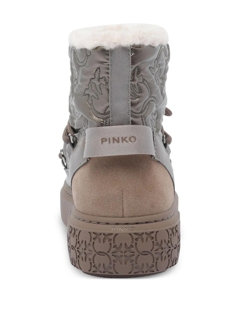 PINKO quilted floral-pattern boots - Grey - zdjęcie produktu nr 2